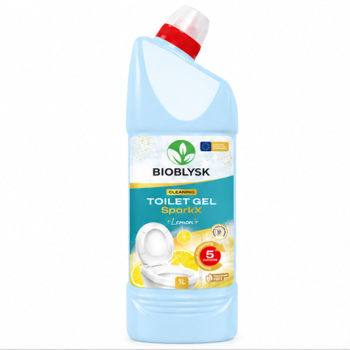 Perfumed Toilet Cleaning Gel “SparkX Lemon” BioBlysk 1 L