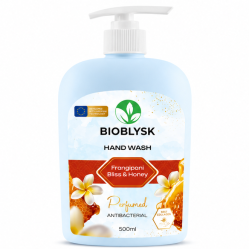 Perfumed Antibacterial Liquid Cream Soap “Frangipani Bliss & Honey” BioBlysk 500 ml