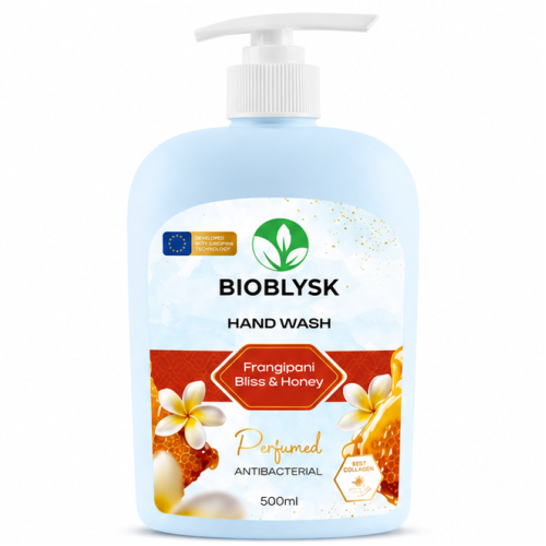 Perfumed Antibacterial Liquid Cream Soap “Frangipani Bliss & Honey” BioBlysk 500 ml