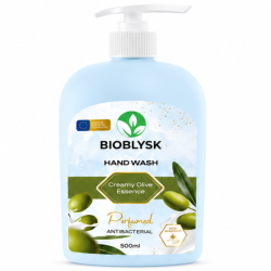Perfumed Antibacterial Liquid Cream Soap “Creamy Olive Essence” BioBlysk 500 ml