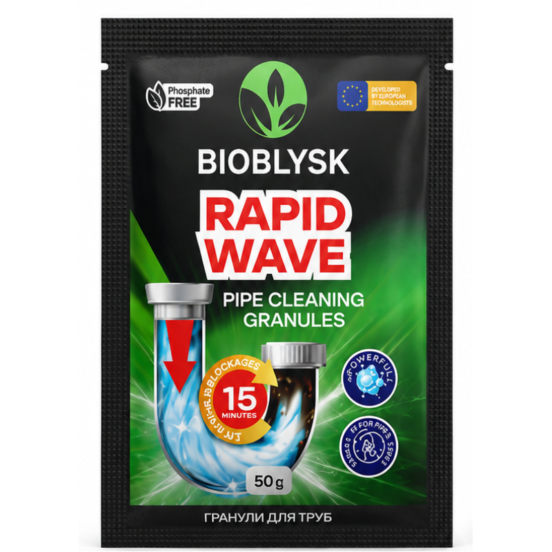 Pipe cleaning granules “Rapid Wave” BioBlysk 50 g