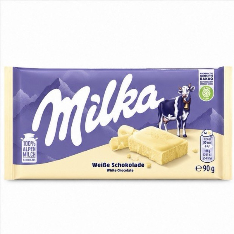 Білий шоколад Milka
