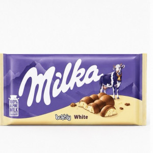 Milka Bubbly Alpine Milk White